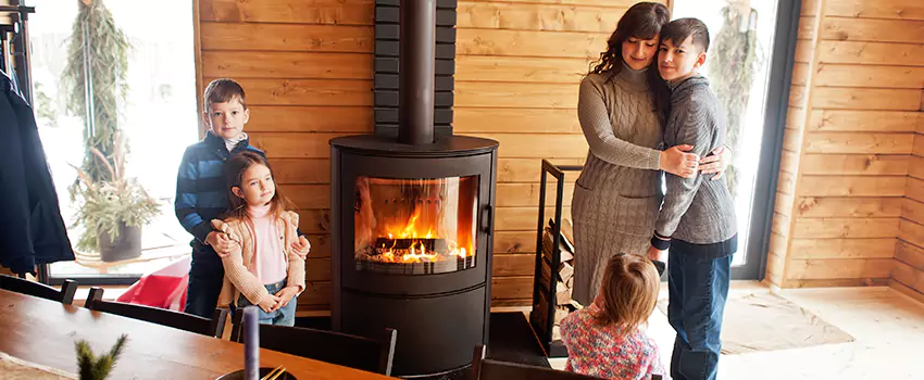 Morso Cast Iron Fireplace Insert Installation in Livonia, Michigan