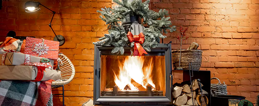 Travis Industries Linear Gas Fireplace Installation in Livonia, Michigan