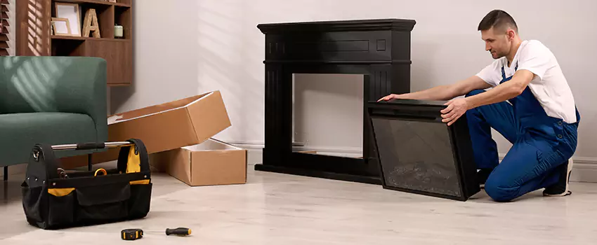 Old Rusted Metal Fireplace Repair And Replacement in Livonia, MI