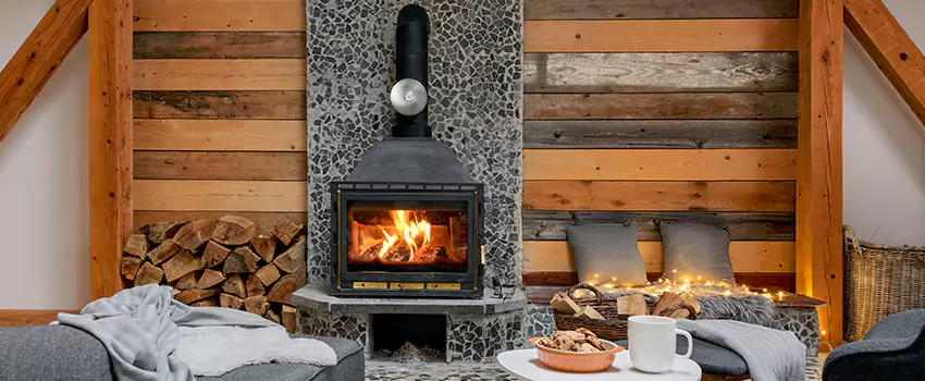 Thelin Hearth Products Direct Vent Gas Stove Fireplace Inspection in Livonia, Michigan